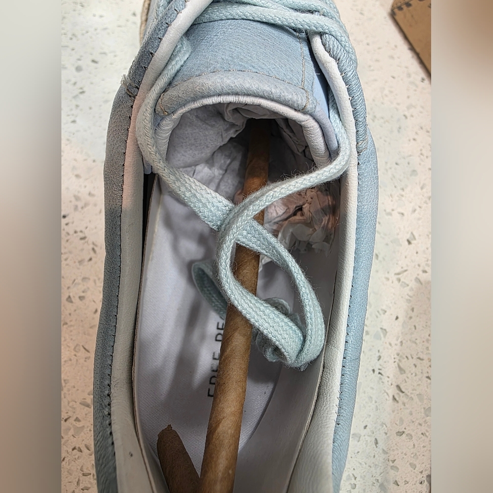 Free People Light Blue Sneakers - Size 7 - New - Picture 6 of 7